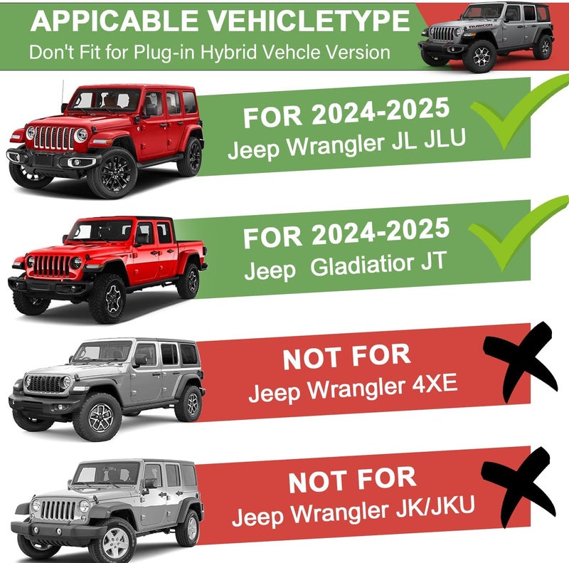 ZKJAYOE Magnetic Phone Mount for Jeep 2024 2025 Wrangler JL JLU & Gladiator JT - Dashboard Phone Holder with Magsafe for Jeep Wrangler & Gladiator Accessories (Not for 4XE) - Image 5